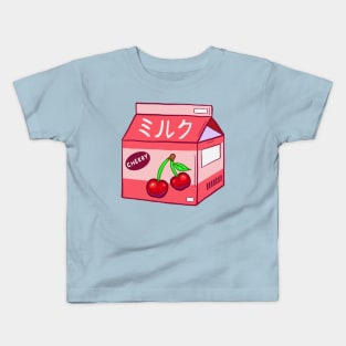 Cherry Milk Kids T-Shirt